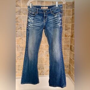 BKE Classic Blue Wide Leg Jeans
